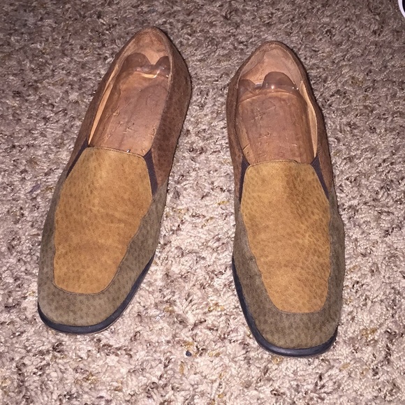 3 Tone Brown Chiarini Argentina Loafers Size 6.5 - Picture 1 of 6